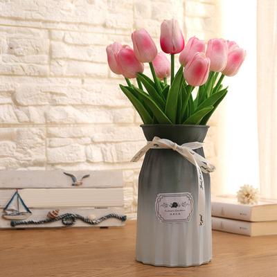 5 Stück Simulierte Tulpe 34cm Künstliche Tulpe Kunstblumen Falsche Tulpe Großpackung