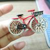 Brooch, High-End Brooch Buckle, Vintage Blue Bicycle Brooch Pin, Stylish And Versatile