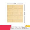 35*38.5cm 3D Wall Sticker Self Adhesive Panel Living Room Background Brick Waterproof Wallpapers Mural Bedroom DIY Decorative