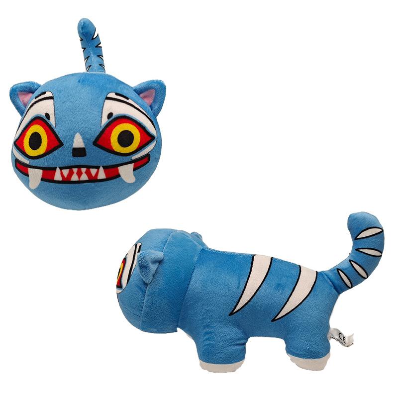 2026 Anime Kpop Demons Hunters Plush Cute Purple Tiger Black Hat Magpie with 3 Eyes Monster Hunt Girl Group Doll for Fans Gifts