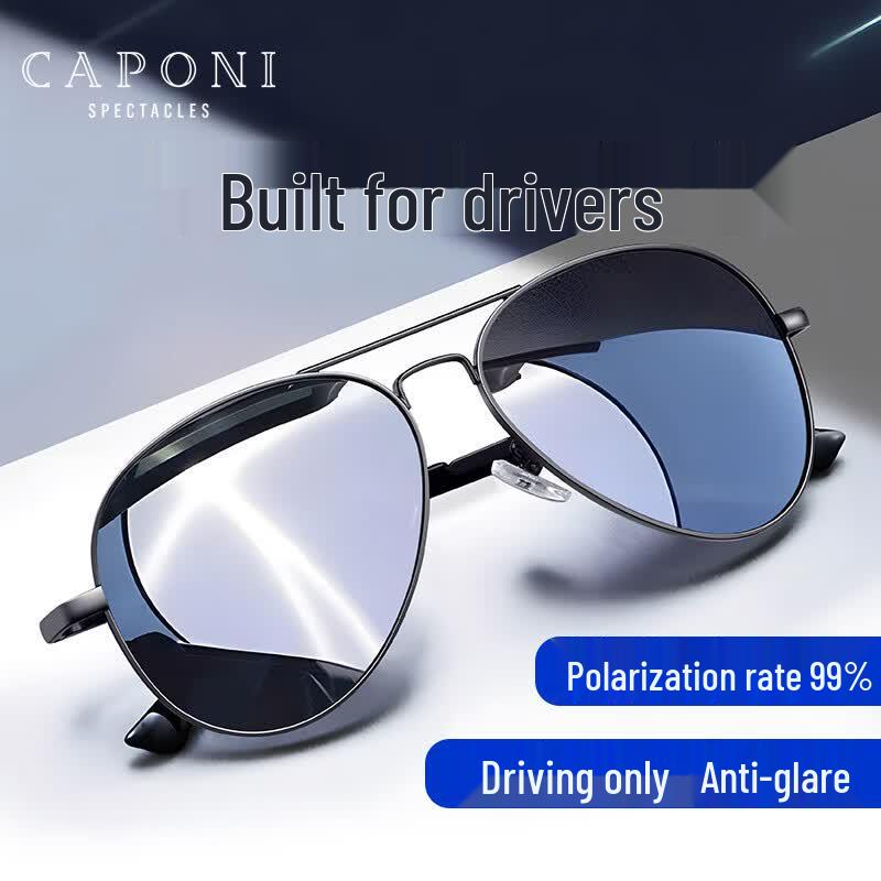Jiaborli Men s Polarized Photochromic Driving Sunglasses