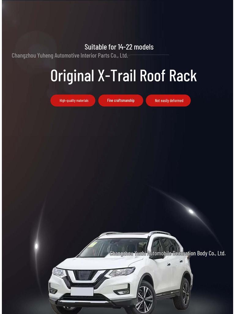 Qashqai Roof Rack Original Style 2014-2022: Exterior Accessory for Luggage Modification
