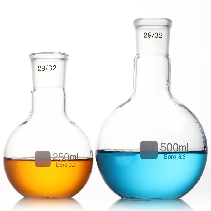 JESERY Single-Neck Flat-Bottom Lab Flask