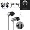 Silver Bullet Earphones Metal Deep Bass Wired Inear Headphones For Music Lovers