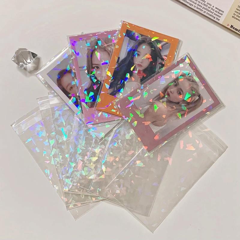 10/50pcs Kpop Photocard Holder Idol Card Collect Book Photo Paper Jam Blank Paper Idol Card Protector Kpop Photocard Sleeve