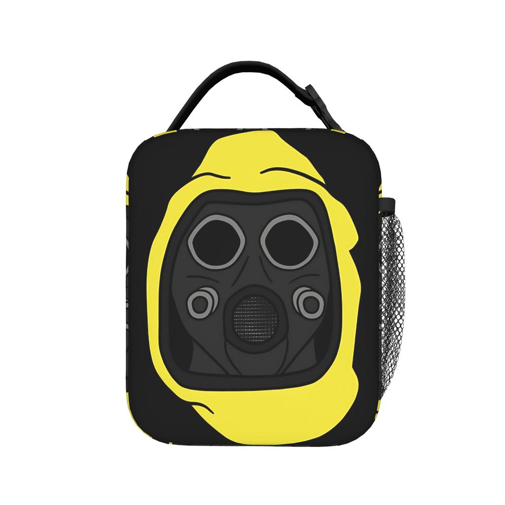 The Backrooms Hazmat Employee Insulated Lunch Bags Leakproof Lunch Container Thermal Bag Tote Lunch Box School Picnic Food Bag