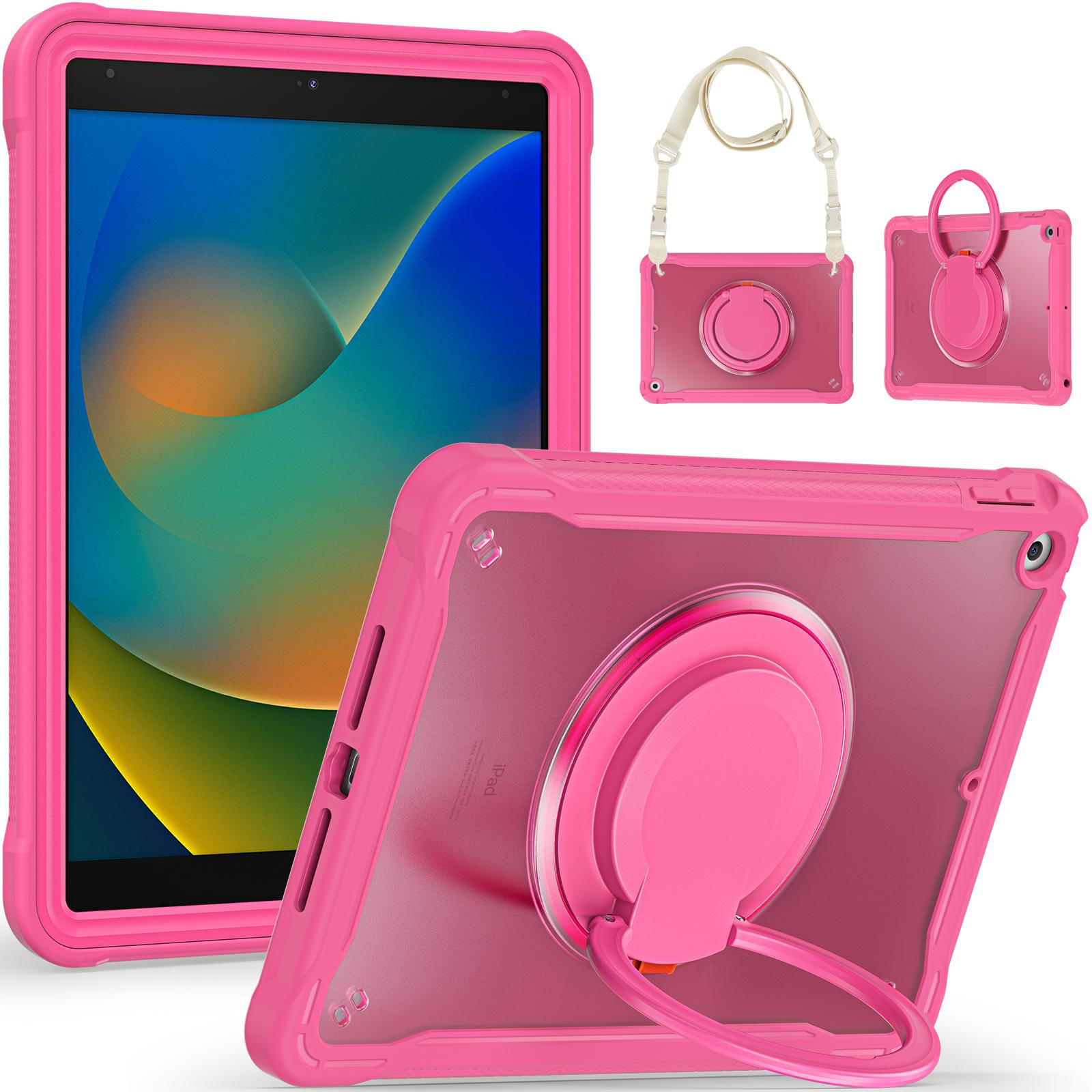 Pour iPad 10.2 9ème 8ème 7ème Génération Coque Sécurité Enfant Support Hybride Main Housse Tablette A2602 A2605 A2603 A2198 A2270 A2197 no Strap
