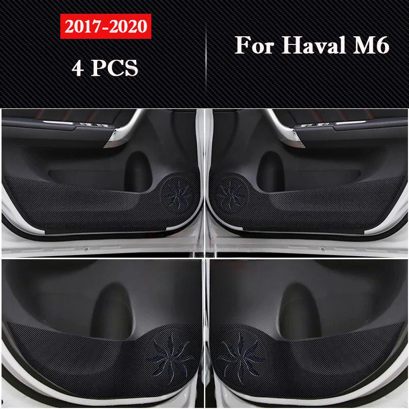 For Haval M6 / M6 Plus 2017-2026 Car Door Anti Kick Pad Glove Box Protection Sticker Interior Accessories Scratch Resistant Film