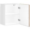 Kitchen Wall Cabinet Porto Rustic Wood Look Particleboard