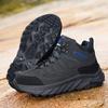 Fashion High Quality Leather Hiking Shoes Durable Outdoor Sport Men Trekking Leather Shoes Lace-Up Climbing Hunting Sneakers