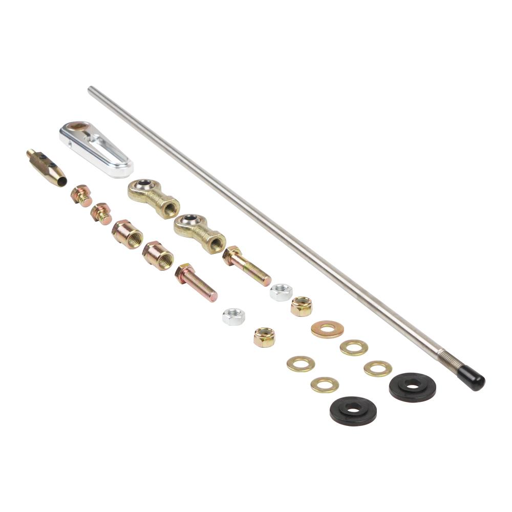 

ACA-1800 Комплект регулируемого рычага переключения передач на рулевой колонке для трансмиссии GM TH-200, 200-4R, TH-350, TH-400, 4L60, 4L60E, 4L80E и 700-R4 серебряный