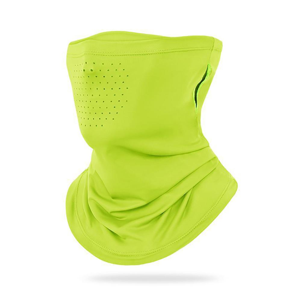 1Pcs Summer Cycling Face Cover Ice Silk Quick Dry Breathable Full Face Neck Gaiter UV Protection Sports Mask Men Women