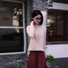 Autumn and Winter New Wear Warm Cashmere Sweater Women's Bottom Knitted Cardigan Sweater
