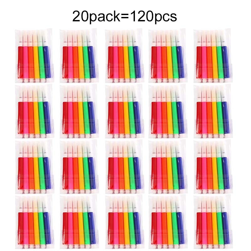 5/10/15/20pack 6-Color Mini Watercolor Pens Drawing Marker Suitable For Painting Art Stationery Accessories Student Rewards TMZ
