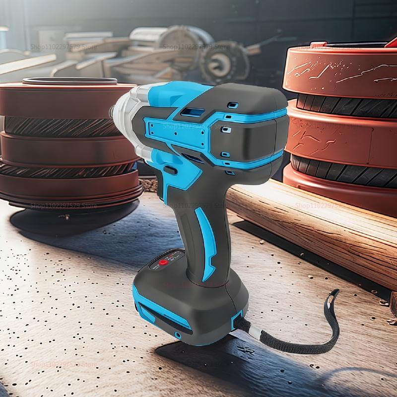 Wireless Cordless Electric Impact Wrench European Standard Brushless Hand Tool No Battery Heavy Duty Garage Workshop