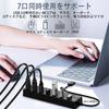 LUYING USB 7 Ports USB 6 USB 120cm USB 5Gbps Bandwidth Independent Compatible with Mac Chrome and Other Operating for Working from Home 3.0 Hub, (1