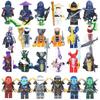 Set de 24 Bucăți Mini Figurine Ninja Seria Serpentine Jucării Cuburi de Construcție