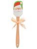 Creative Silicone Spatula with Beech Wood Handle - Perfect for Butter and Cream, Ideal Christmas Gift