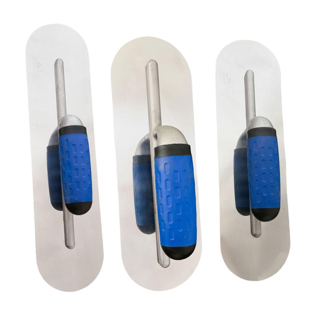 3-teiliges Set Abrundungsspachtel Edelstahl Rostfrei Ergonomischer Griff Zement Flachspachtel Werkzeuge