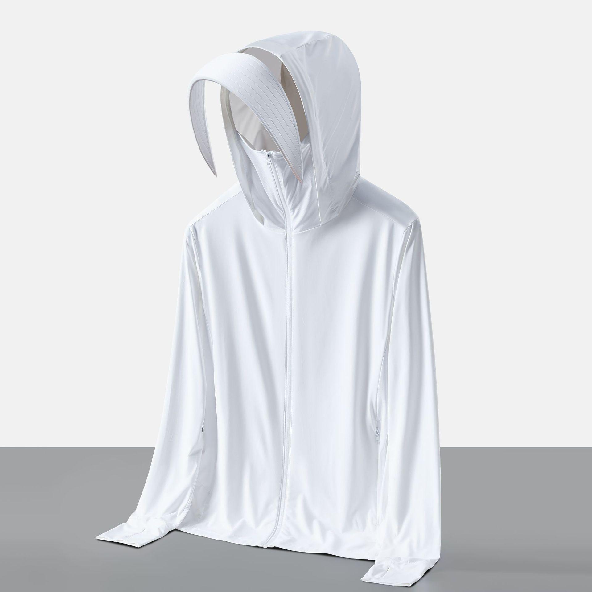 

Куртка из ледяного шелка с защитой от УФ-лучей - Легкая солнцезащитная куртка для мужчин и женщин, Идеально подходит для летнего отдыха на открытом воздухе и рыбалки. 2XL