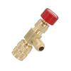 Easy To Handle AC Valve Safety Valve Leakage-free Connection Movable Thimble Pure Brass Valve Body Top Swivel Design