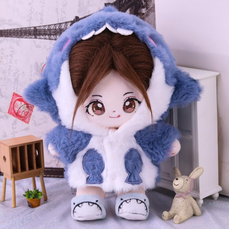 Shark Hoodie 20cm Cotton Doll Clothes for Anime Dolls