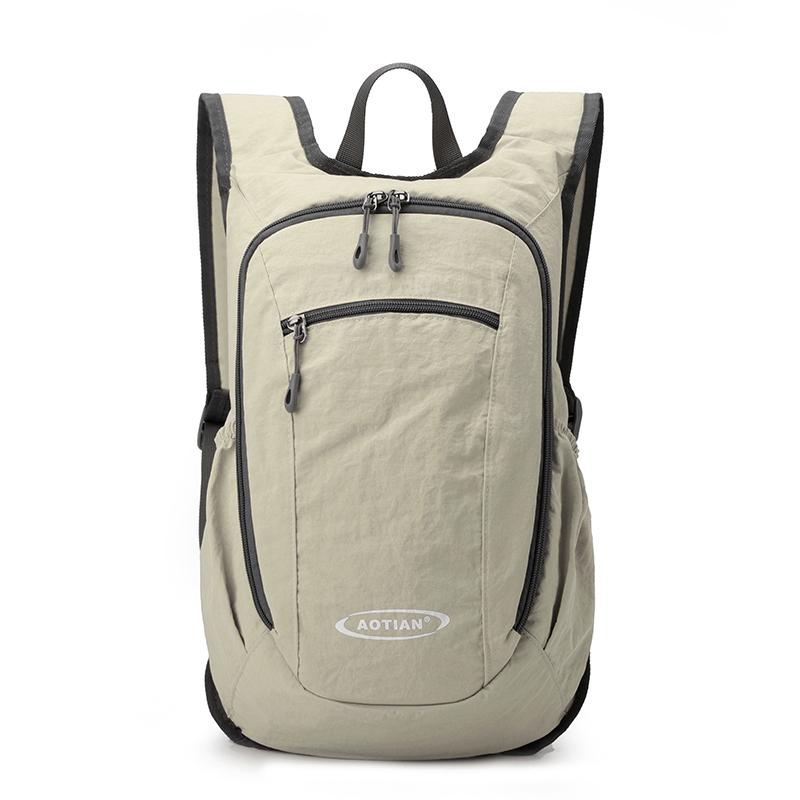 Damen Rucksack Einfarbig Leicht Outdoor Studenten-Reisetasche Multifunktional Faltbarer Rucksack