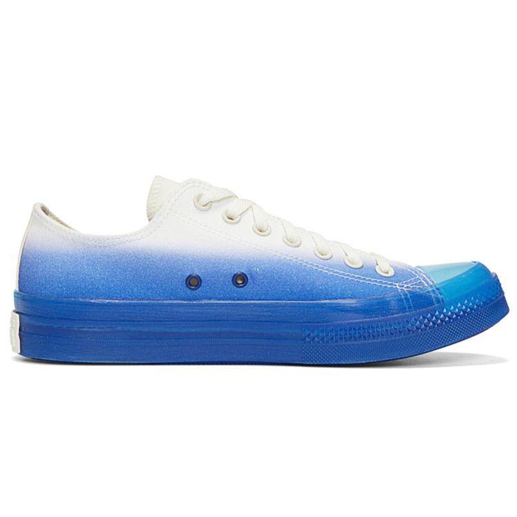 Converse Chuck Taylor Seasonal Comfortable Versatile Low Top Canvas Shoes Unisex sneakers Blue White A00817C