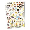 Gommettes Sport - CTOP - 0,7 à 5,2 cm - 132 pièces - Mixte