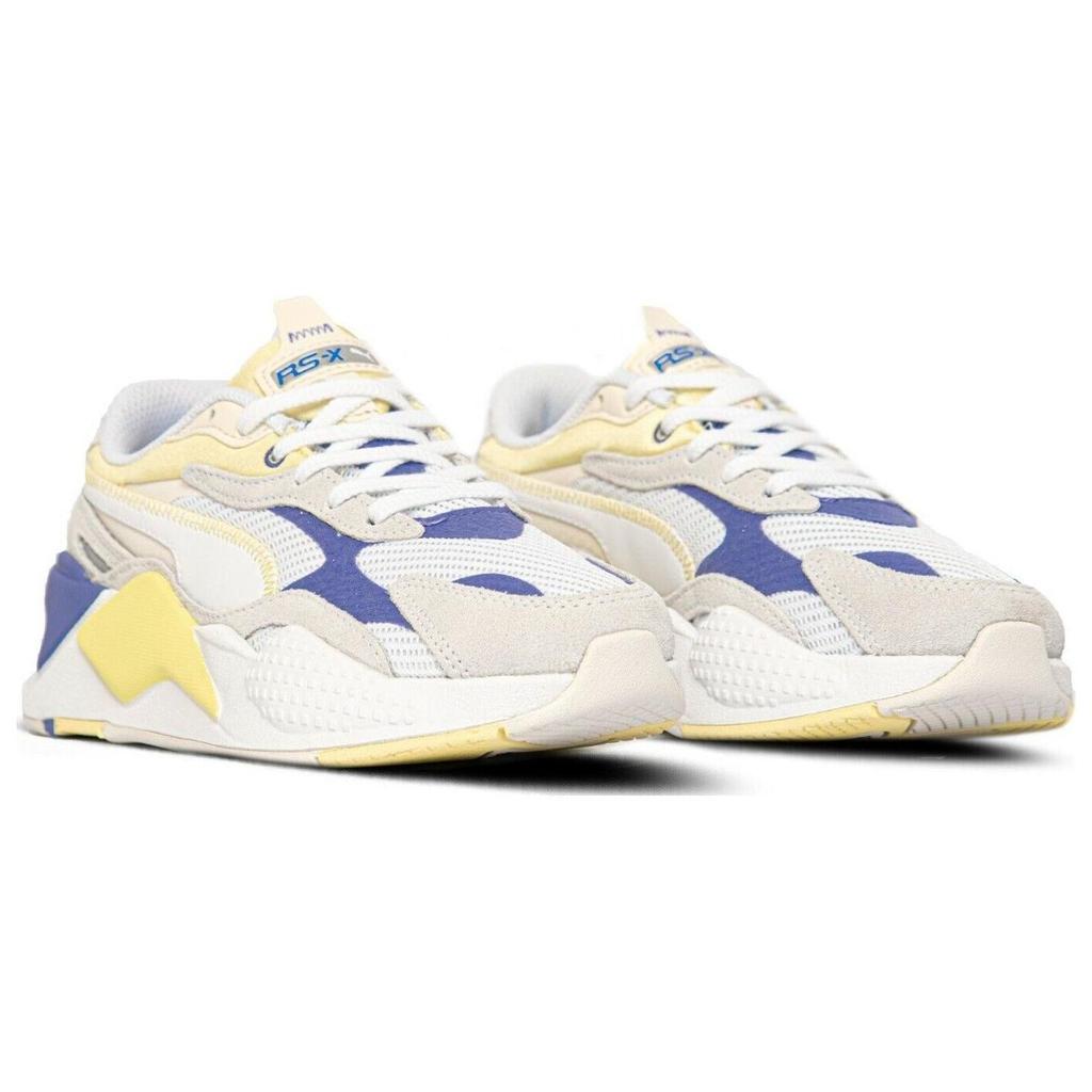 Puma RS-X3 Twill Airmesh White Hazy Blue Women Sneakers 368845-04