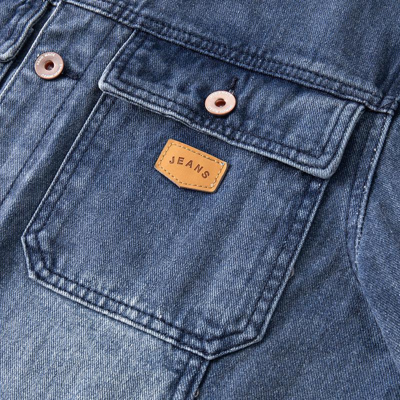Men's Retro Casual Denim Jacket - Loose Fit, Versatile Lapel Top for Spring and Autumn