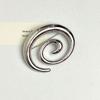 Lightweight Alloy Vortex Shaped Brooch Elegant Lapel Pin Eye Catching Vortex Shaped Brooch Pin for Daily Wear Parties