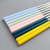 4PCS/Set Wheat Straw Tableware Box Spoon Fork Chopsticks Cutlery Dinnerware Children Adult Travel Portable Kitchen Accessories