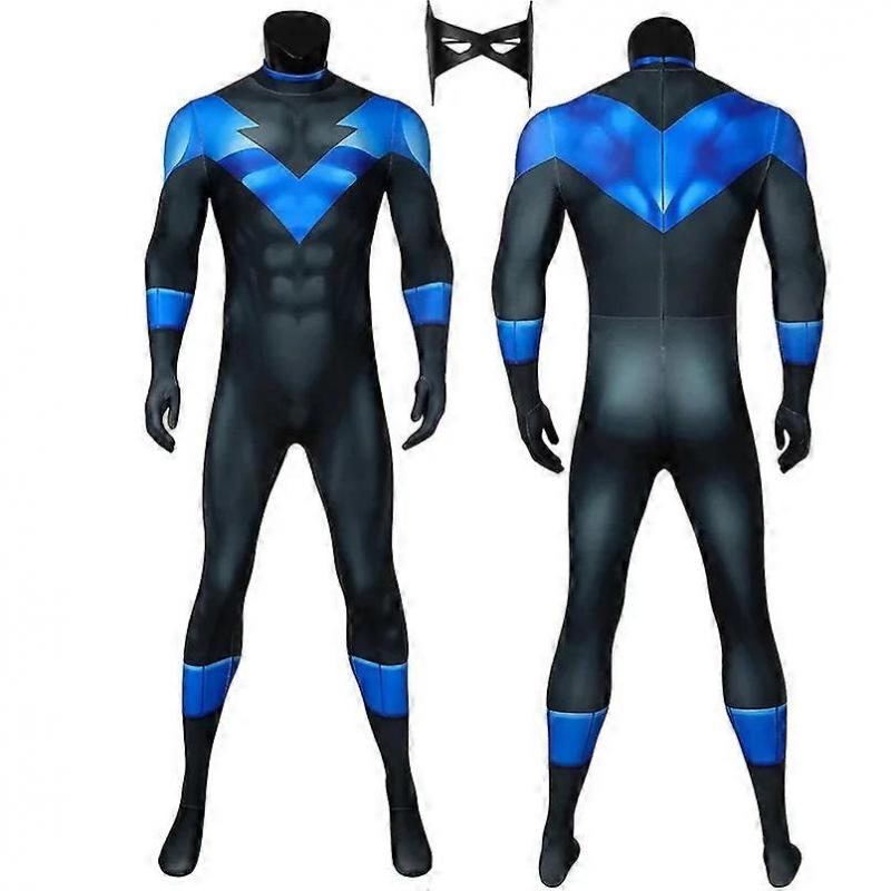 Movie Accurate Batman Red Hood Nightwing Cosplay Suit Bodysuit Superhero