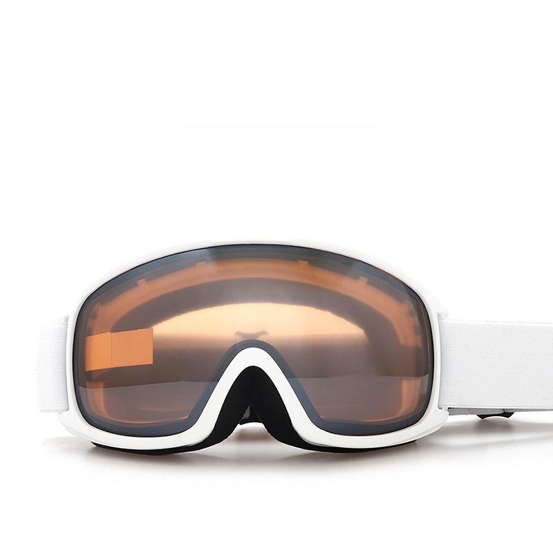 1Pc Spherical Ski Goggles, Double-Layer Anti-Fog Ski Glasses, Prescription Adult Ski Goggles, Protective Glasses, Mountaineering Equipment