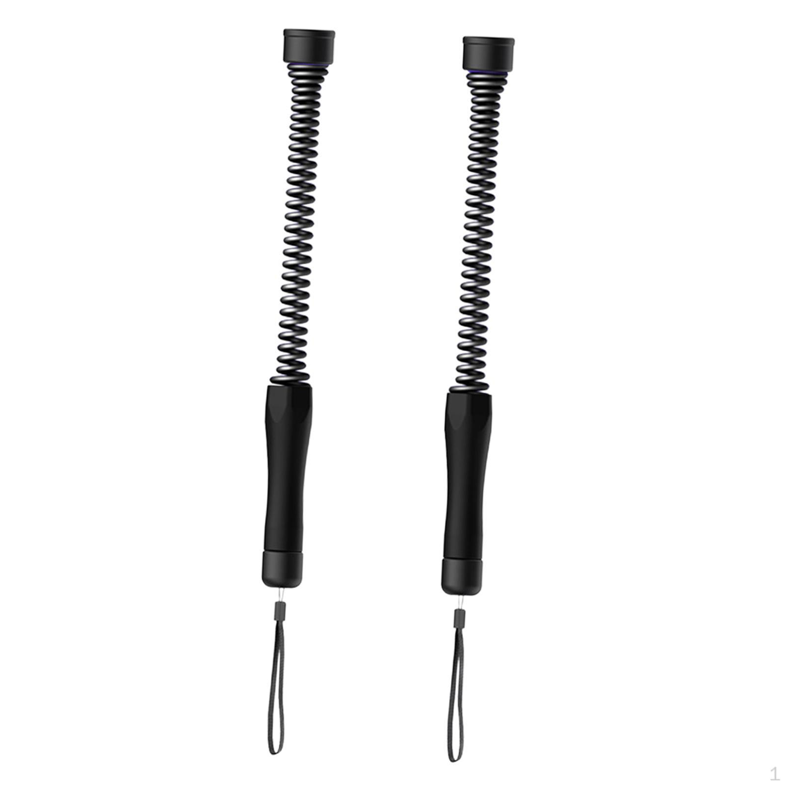 

2x Бесканатные боевые канаты Тренировочные шнуры для наращивания мышц для спортзала, улицы, дома, фиолетовые чёрный