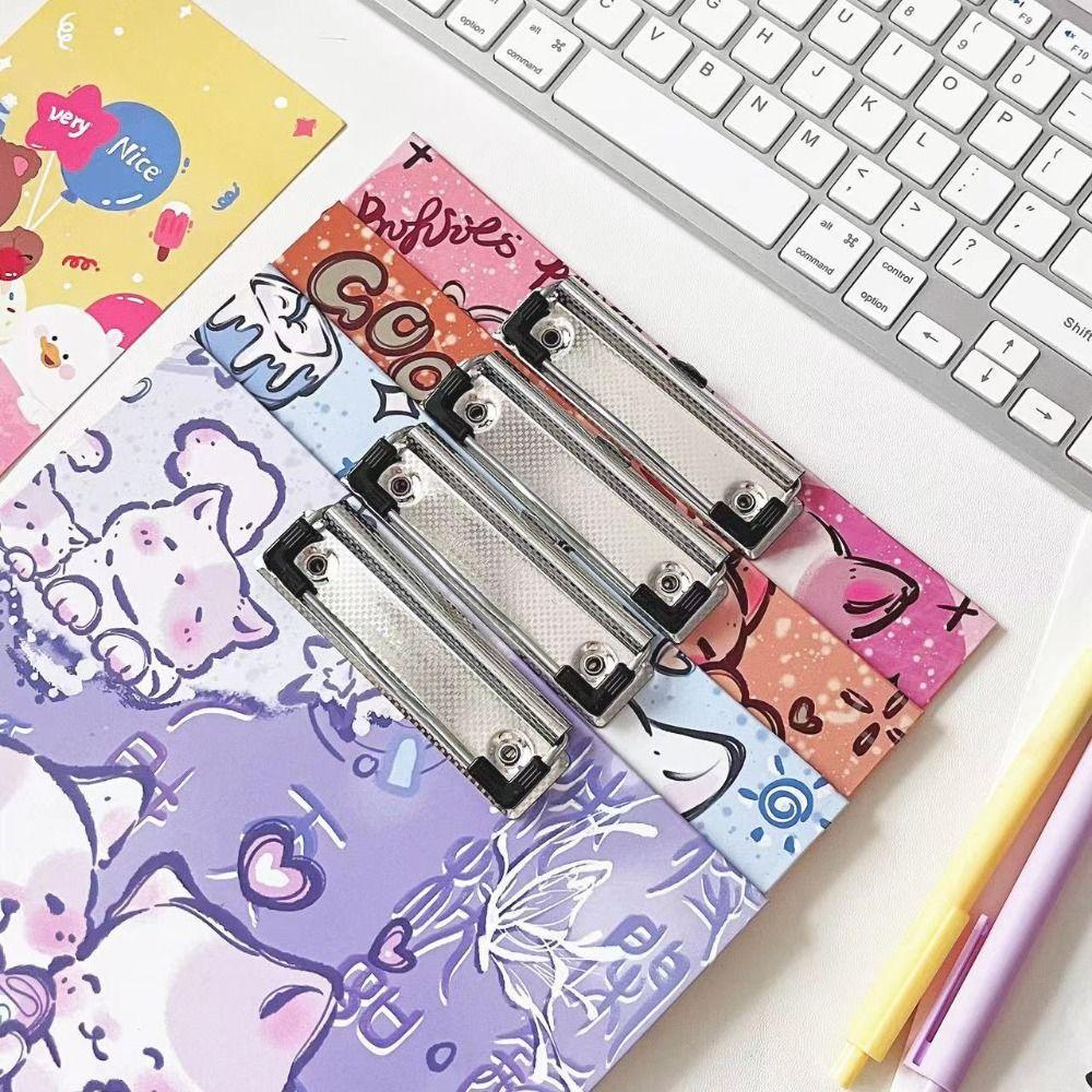 Thicken File Storage Clipboard Durable Document Storage Clip 4 Style A4 Folder Board  Memo Pad