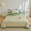 2026 MUJI Style Summer Quilt: Xinjiang Cotton Cool, Machine Washable, Ideal for Air Conditioning