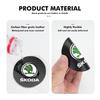 Cycr3 2Pcs Car Coaster Water Cup Anti-slip Pad Mat For Skoda Kamiq MK3 Roomster Rapid Kodiaq Karoq Fabia Enyaq