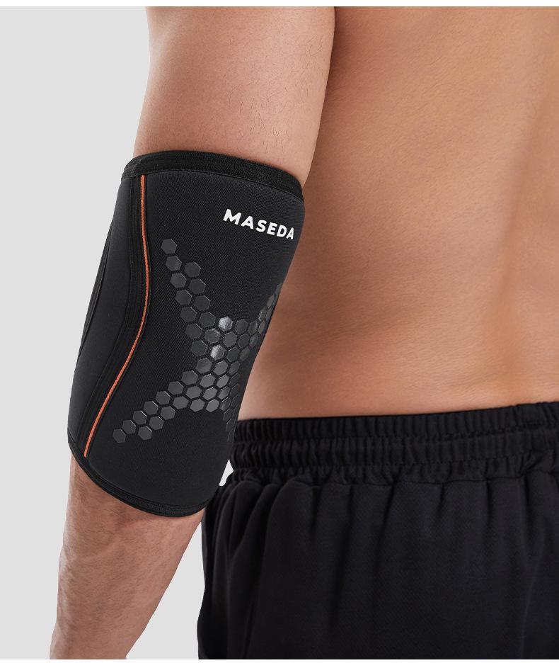 Peak Weightlifting 7mm Neoprene Elbow Support for Strongman Squats