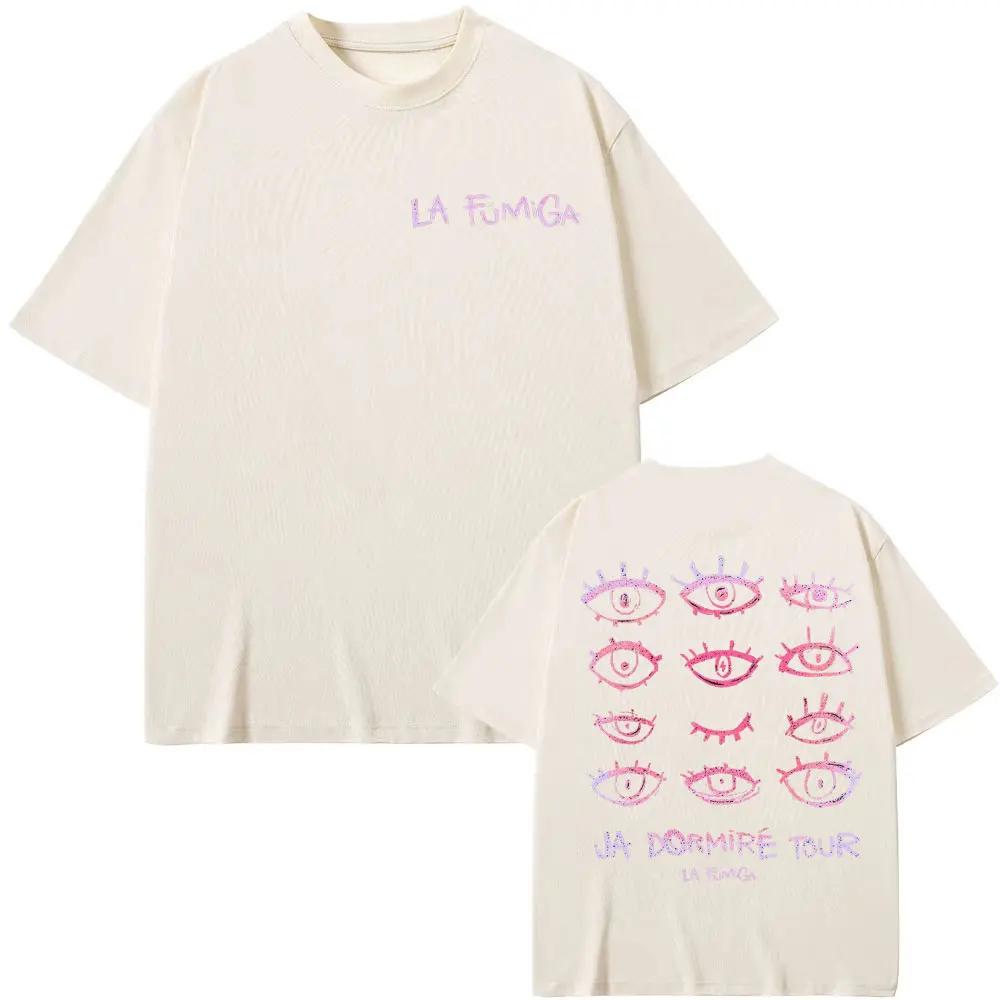 Band La Fumiga Ja Dormire Tour 2026 Graphic Tshirt Unisex Fashion Hip Hop Oversized TShirt Streetwear Unisex Short Sleeve T Shirts