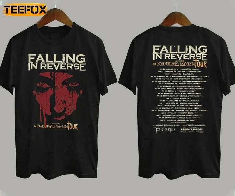 

Falling In Reverse The Popular Mons Tour 2023 ShortSleeve TShirt Unisex T-Shirt XXXL