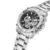 Men's Quartz Watch Quartz Movement Stainless Steel Case Stainless Steel Strap Pointer Display For Daily Sports GW0390G1