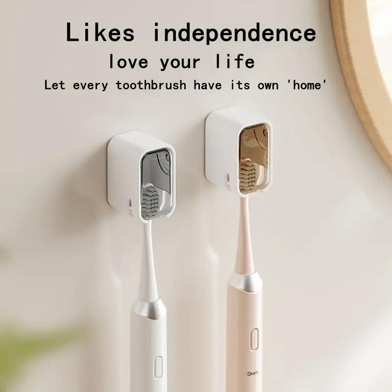 1 Stück Haushalt Zahnbürsten Aufbewahrungsclip - Tragbare Reise Zahnbürsten Staubschutzkappe - Aufbewahrungsbox Tragbarer Zahnbürstenkopf