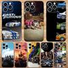Fast Furious Phone Case For iPhone15,14,13,12,11,Pro,Max,Plus,Mini,X,XS,XR,8,7,6,S,Plus,SE Soft Black Case