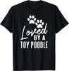 Geliebt von einem Pudel Hundemama oder -papa Lustiger Spruch Geschenk Unisex T-Shirt