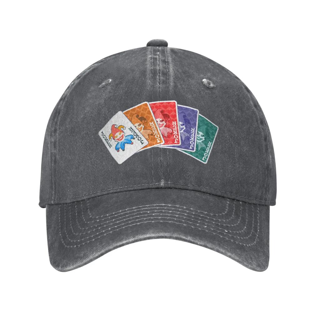 Balatro Game JokerJimbo Men Women Baseball Caps Cards Game Distressed Denim Hats Cap Casual Outdoor Running Adjustable Headwear