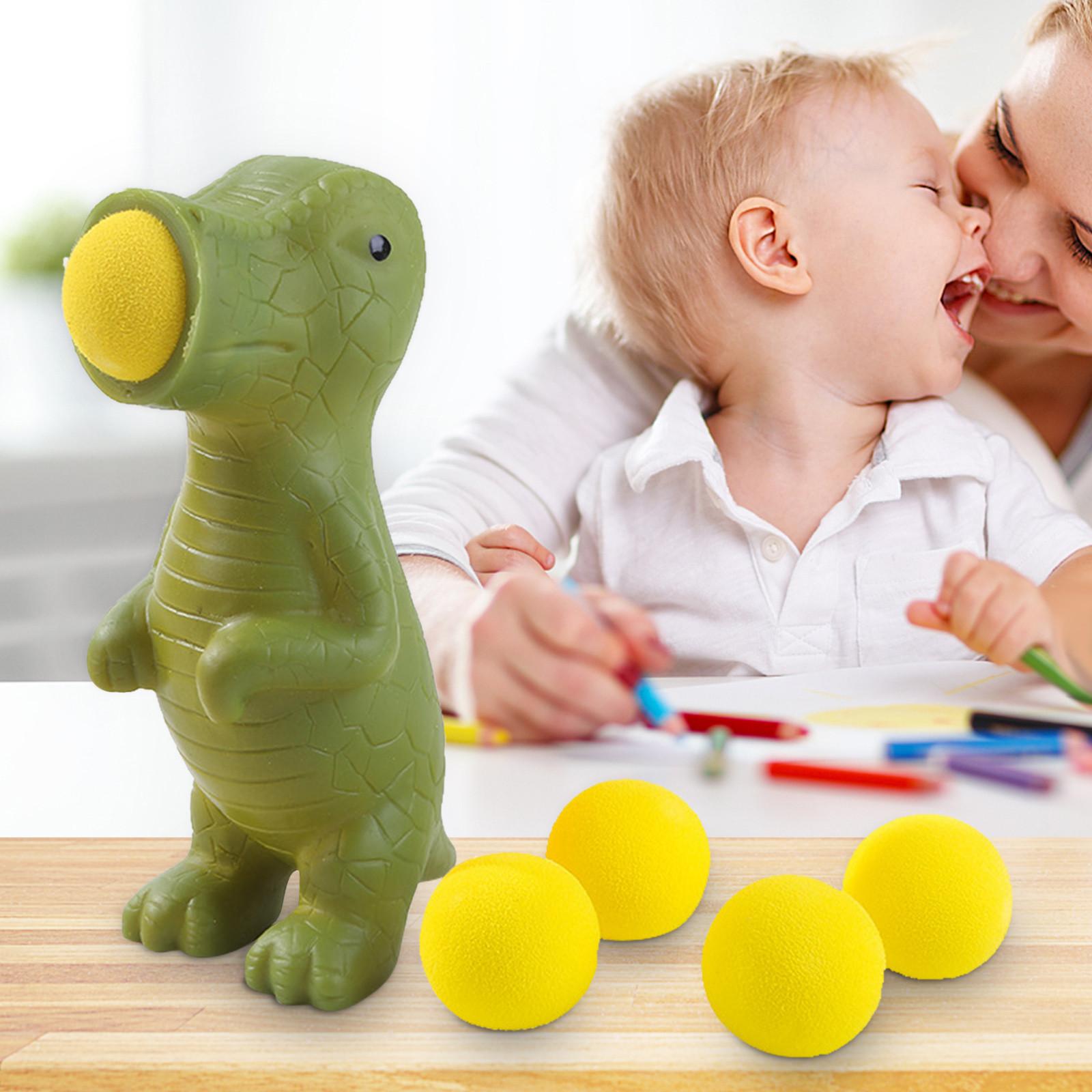 

Cow Ball Blaster-поппер для животных, игрушки для дома и улицы с 5 шариками из пенопласта