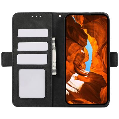 ABEEL For Motorola Edge 50 Neo 5G/Moto S50 5G/Thinkphone 25 5G Case PU Leather Folio Stand View RFID Blocking Phone Cover