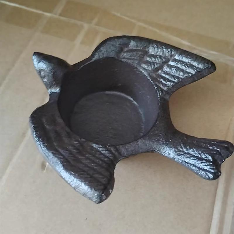 

WTEMPO Retro Handmade Candlestick Creative Bird Shape Multipurpose Use Ashtray Storage Box Aromatherapy Box Home Decor Desktop Ornament 4pcs коричневый